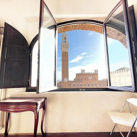 公寓 Il Campo 8: Piazza Del Campo 锡耶纳