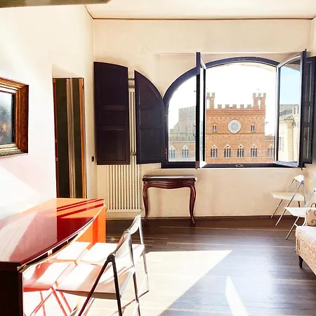 Il Campo 8: Piazza Del Campo 公寓 *